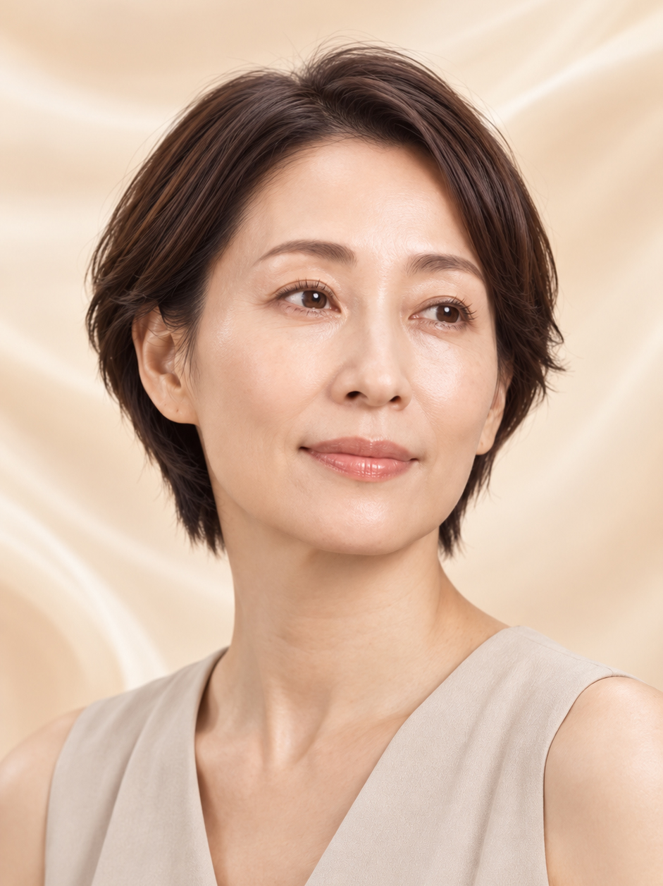 年齢を重ねた女性のイメージ